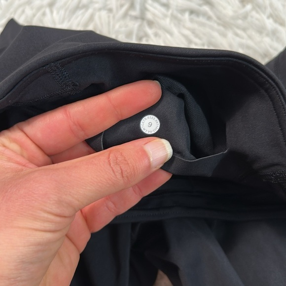 Lululemon Base Pace High-Rise Reflective Short 8" Black - Picture 6 of 8